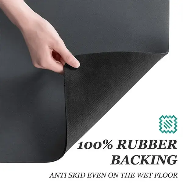 Ultra-Absorbent Kitchen Drying Mat in use