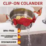 Kitchen Silicone Pot Strainer
