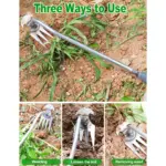 Durable Weed Puller Tool – Portable & Easy Root Removal for Gardens, Yards & Farms