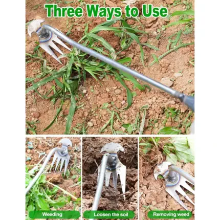 Durable Weed Puller Tool – Portable & Easy Root Removal for Gardens, Yards & Farms