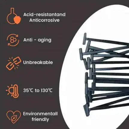 Nylon Universal Cable Tie Buckles – Multipurpose Fastening Tool