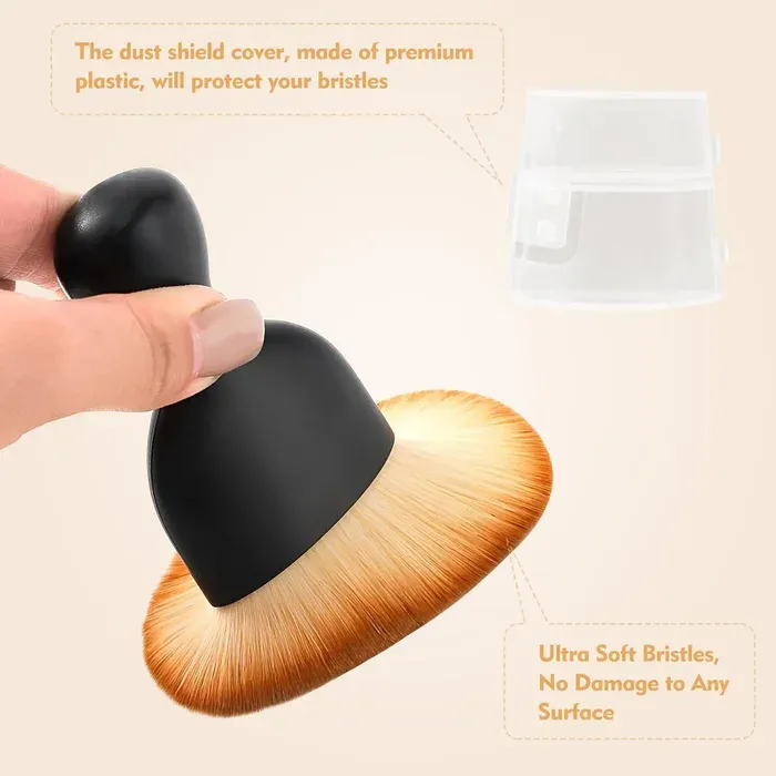Ergonomic handle and bristles